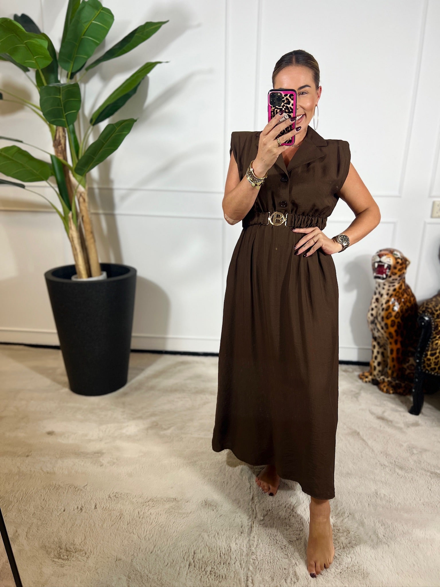 BENICE BELT DRESS