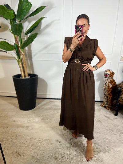 BENICE BELT DRESS