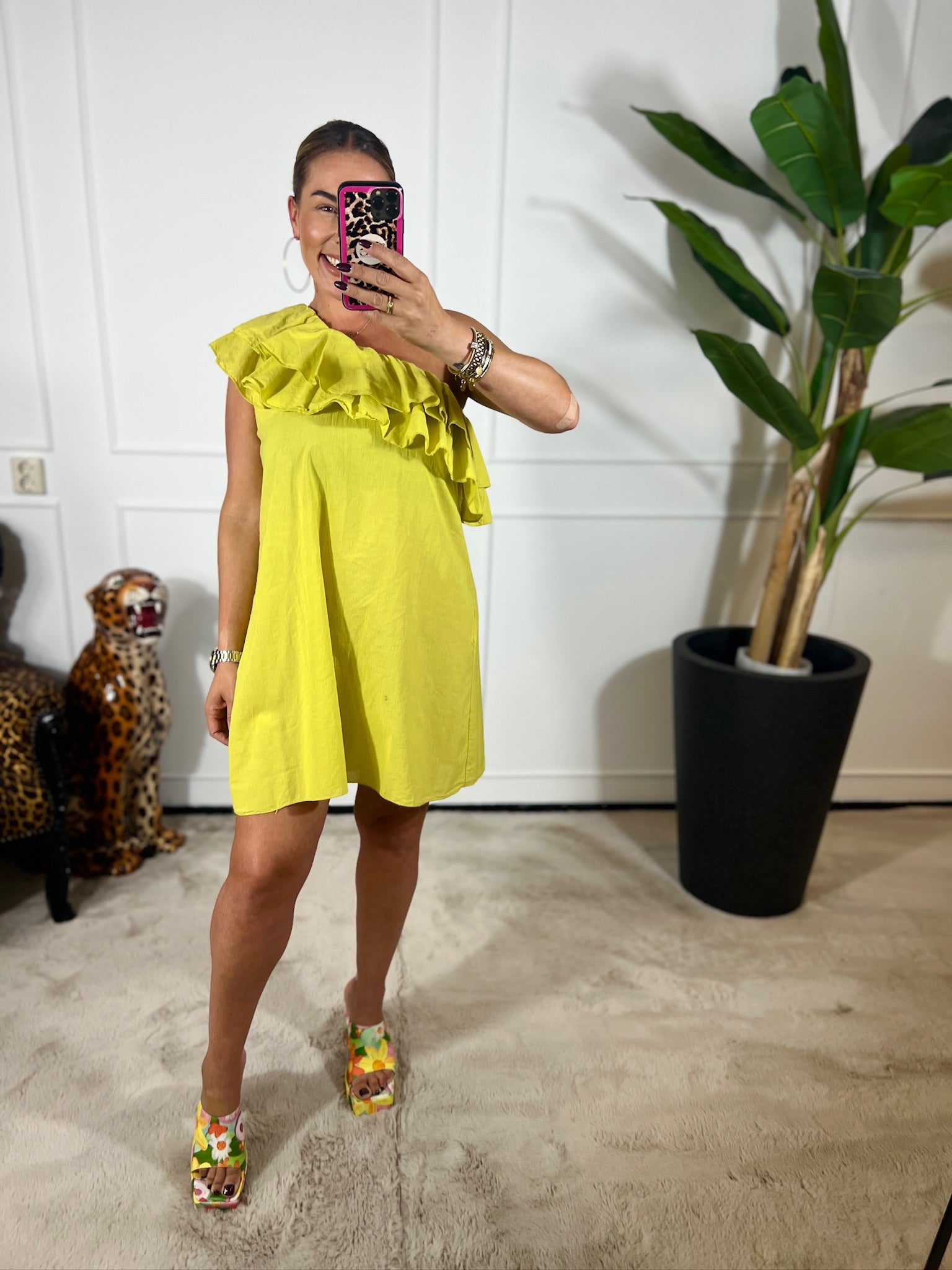 JANE ONE SHOULDER DRESS