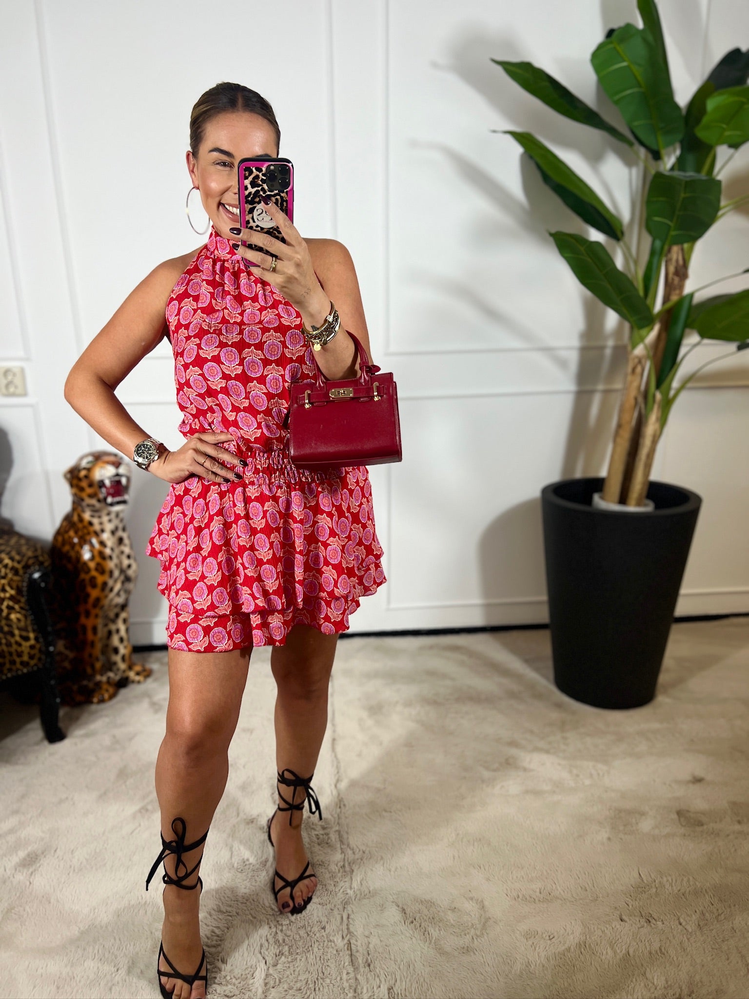 MAYA HALTER DRESS