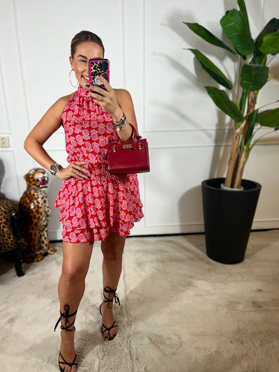 MAYA HALTER DRESS