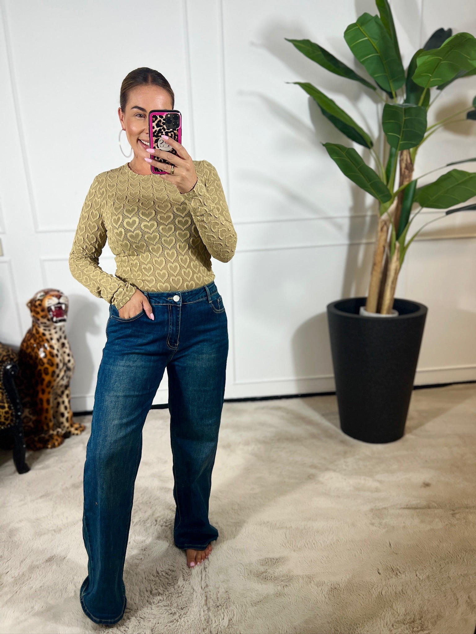 KYRA WIDE LEG JEANS