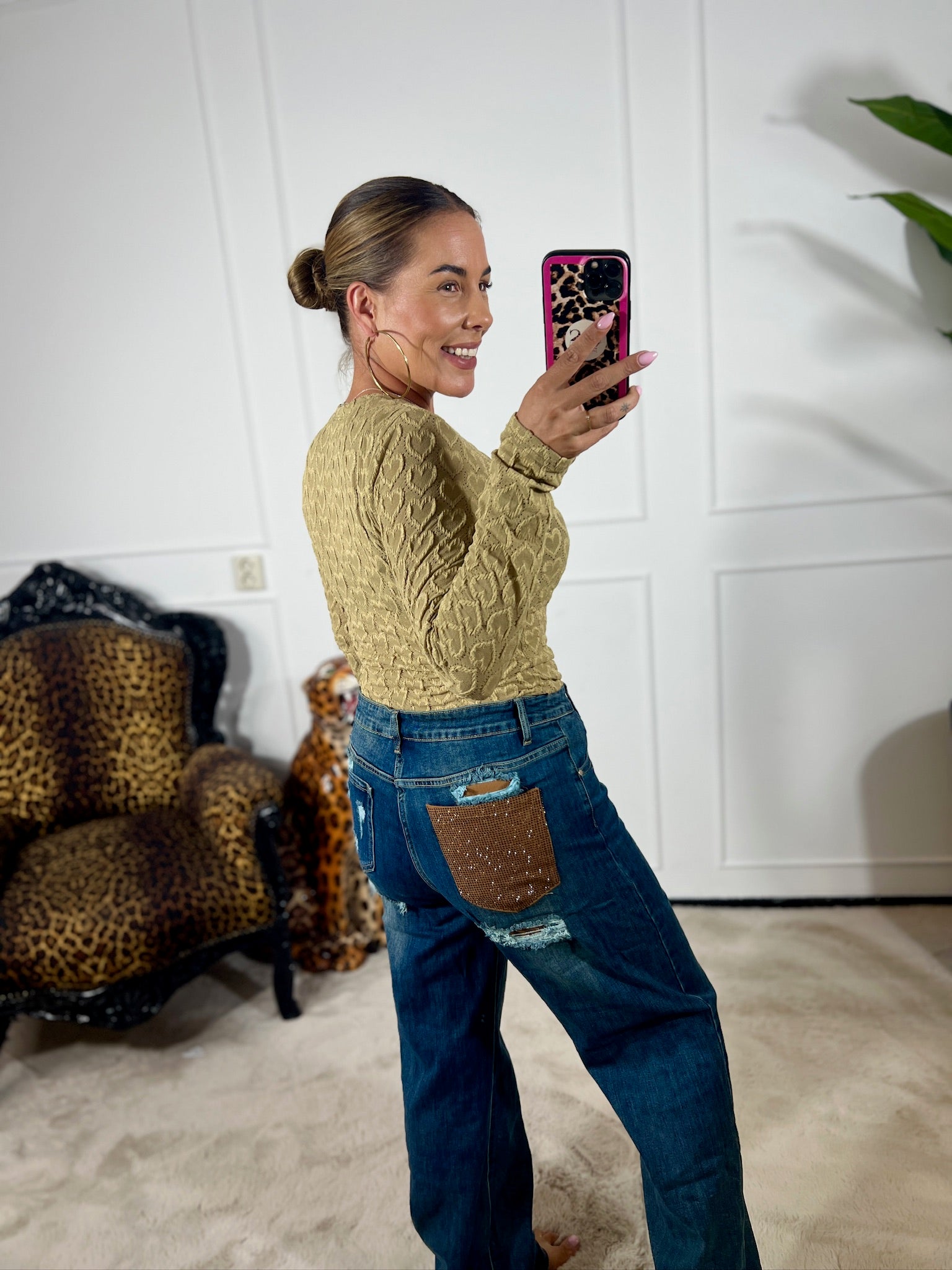 KYRA WIDE LEG JEANS
