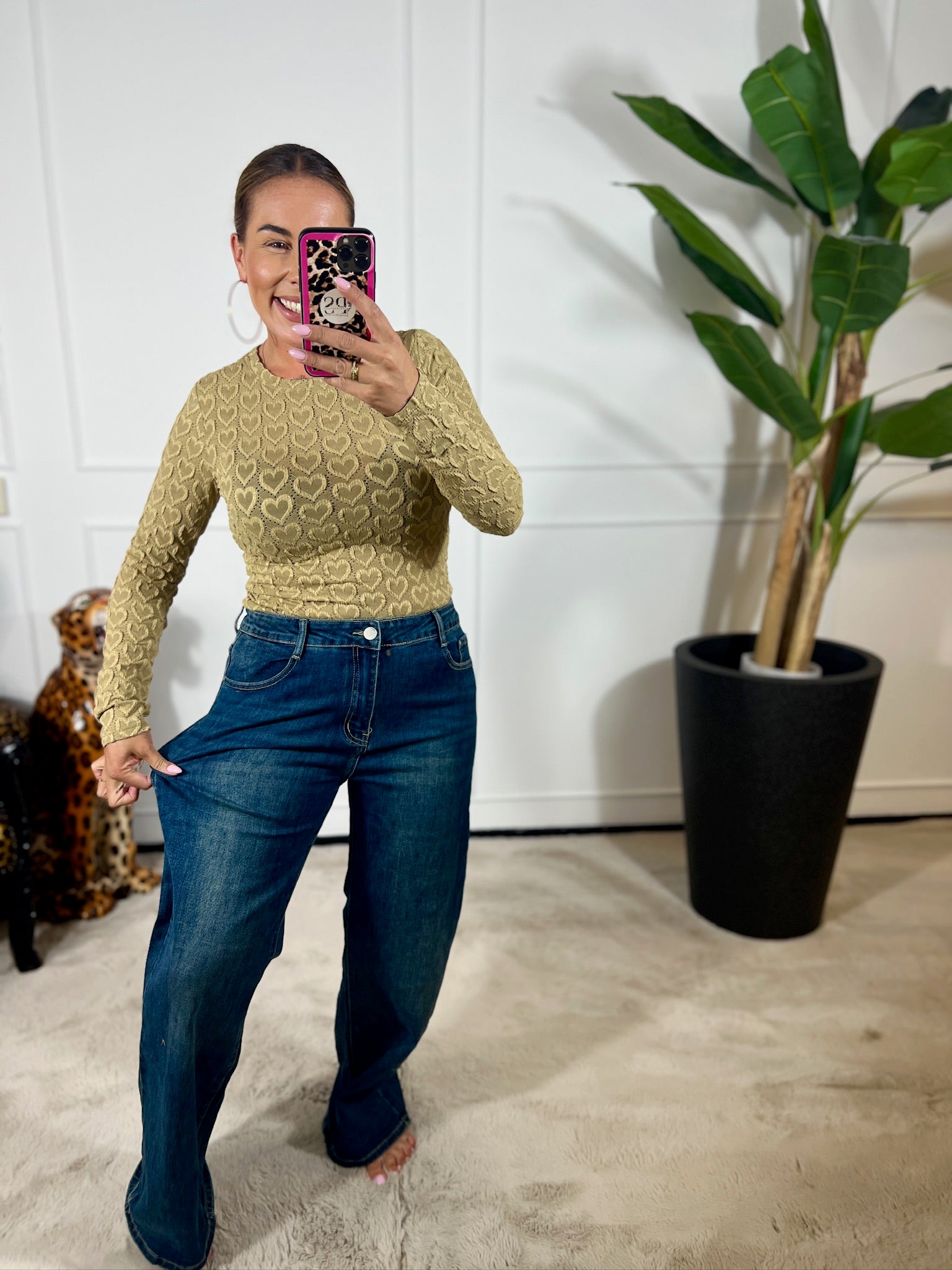 KYRA WIDE LEG JEANS