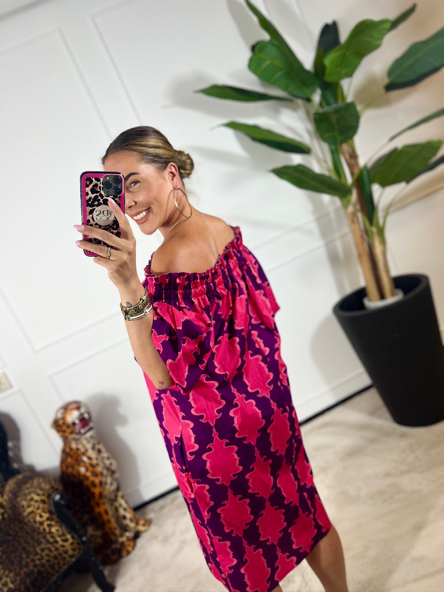 OFF SHOULDER MARBELLA DRESS