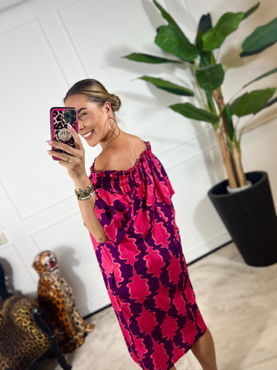OFF SHOULDER MARBELLA DRESS