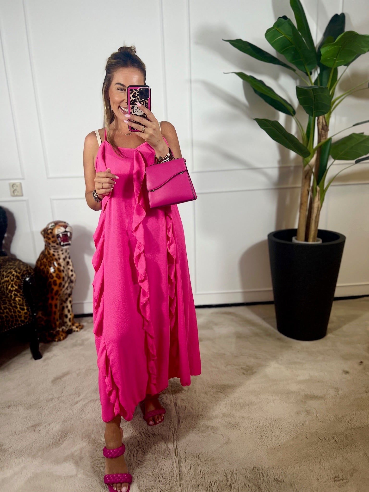 ROMY RUFFLE DRESS