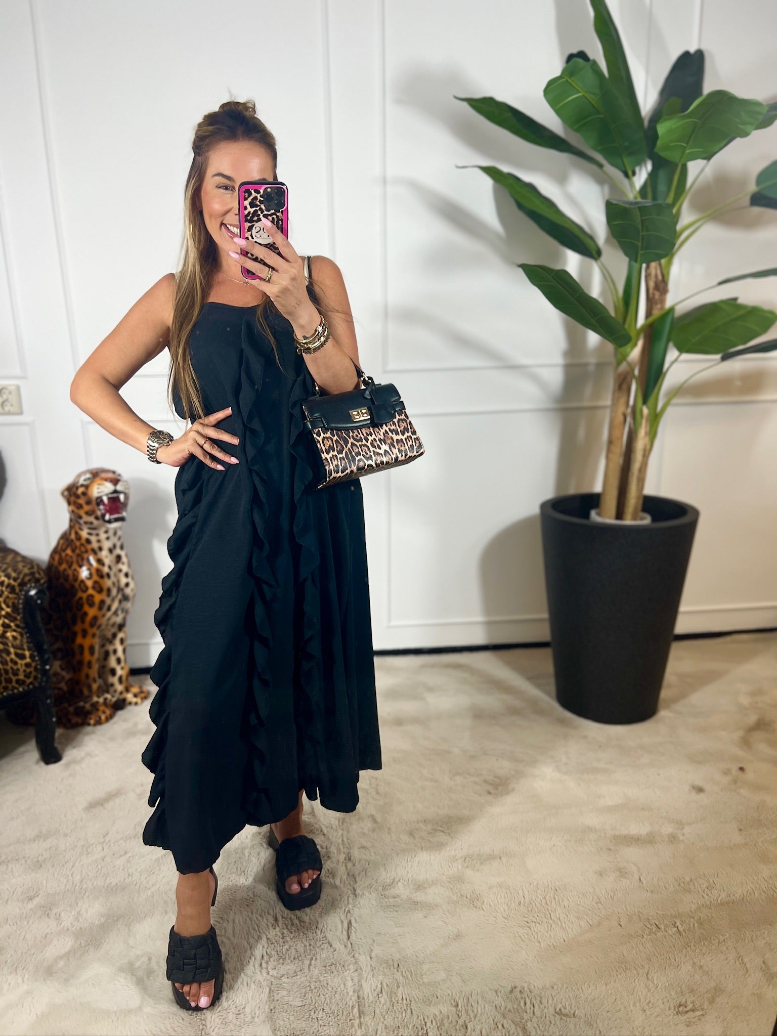 ROMY RUFFLE DRESS