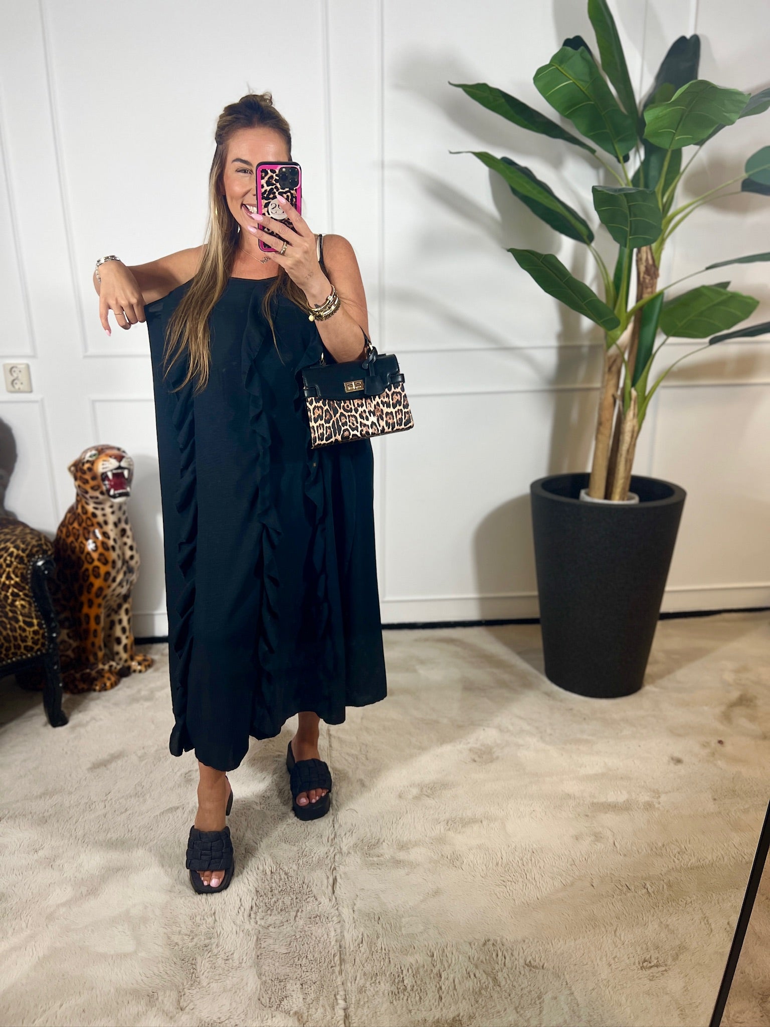 ROMY RUFFLE DRESS