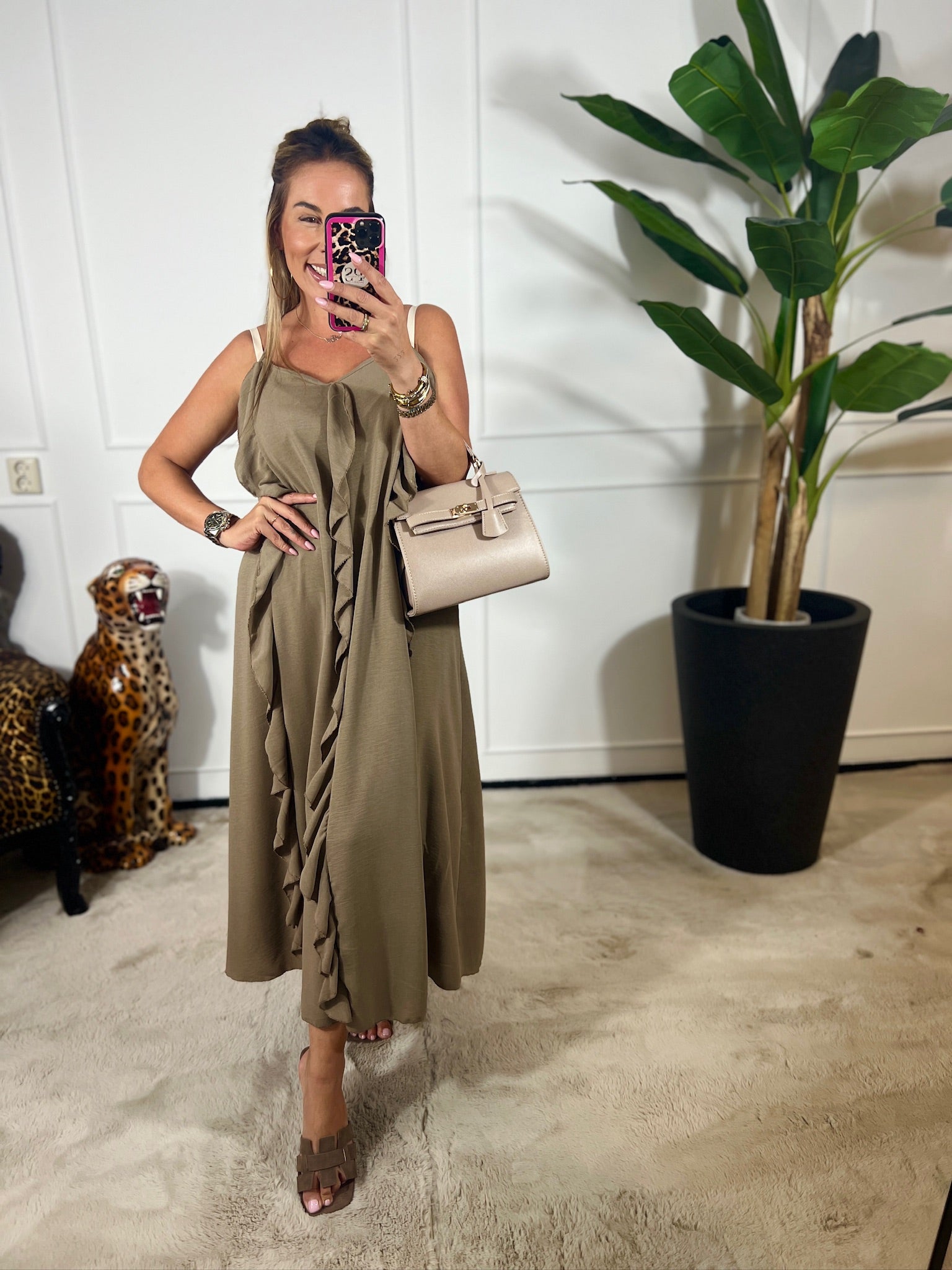 ROMY RUFFLE DRESS