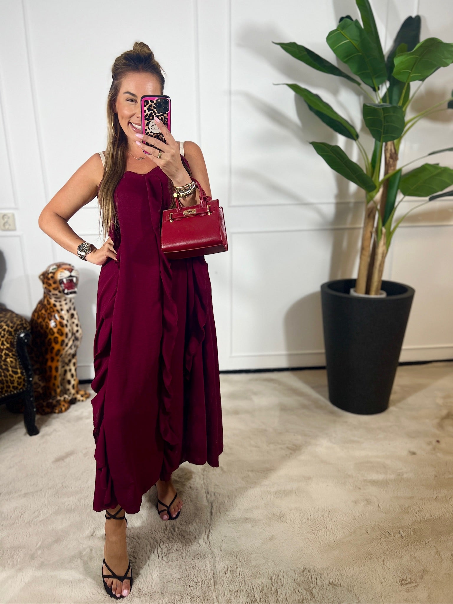 ROMY RUFFLE DRESS