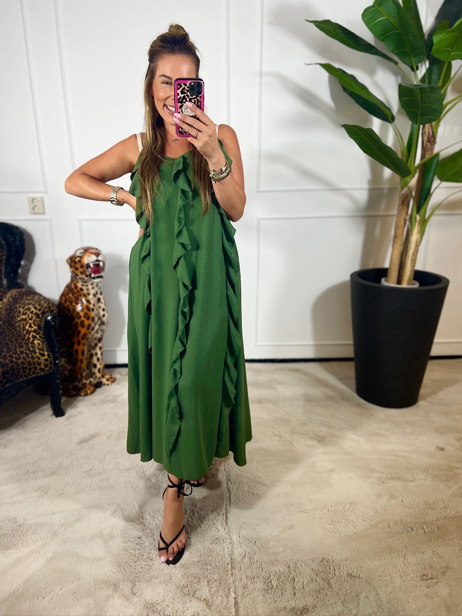ROMY RUFFLE DRESS