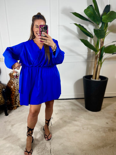 FAYE PLISSÉ DRESS