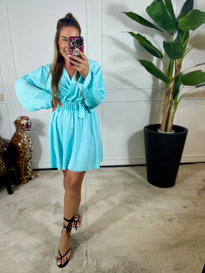 FAYE PLISSÉ DRESS