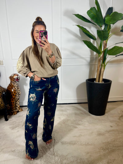 FLORENCE FLOWER JEANS