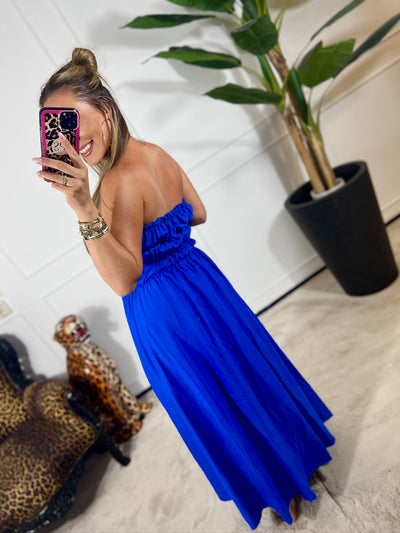 LIVIA STRAPLESS MAXI DRESS