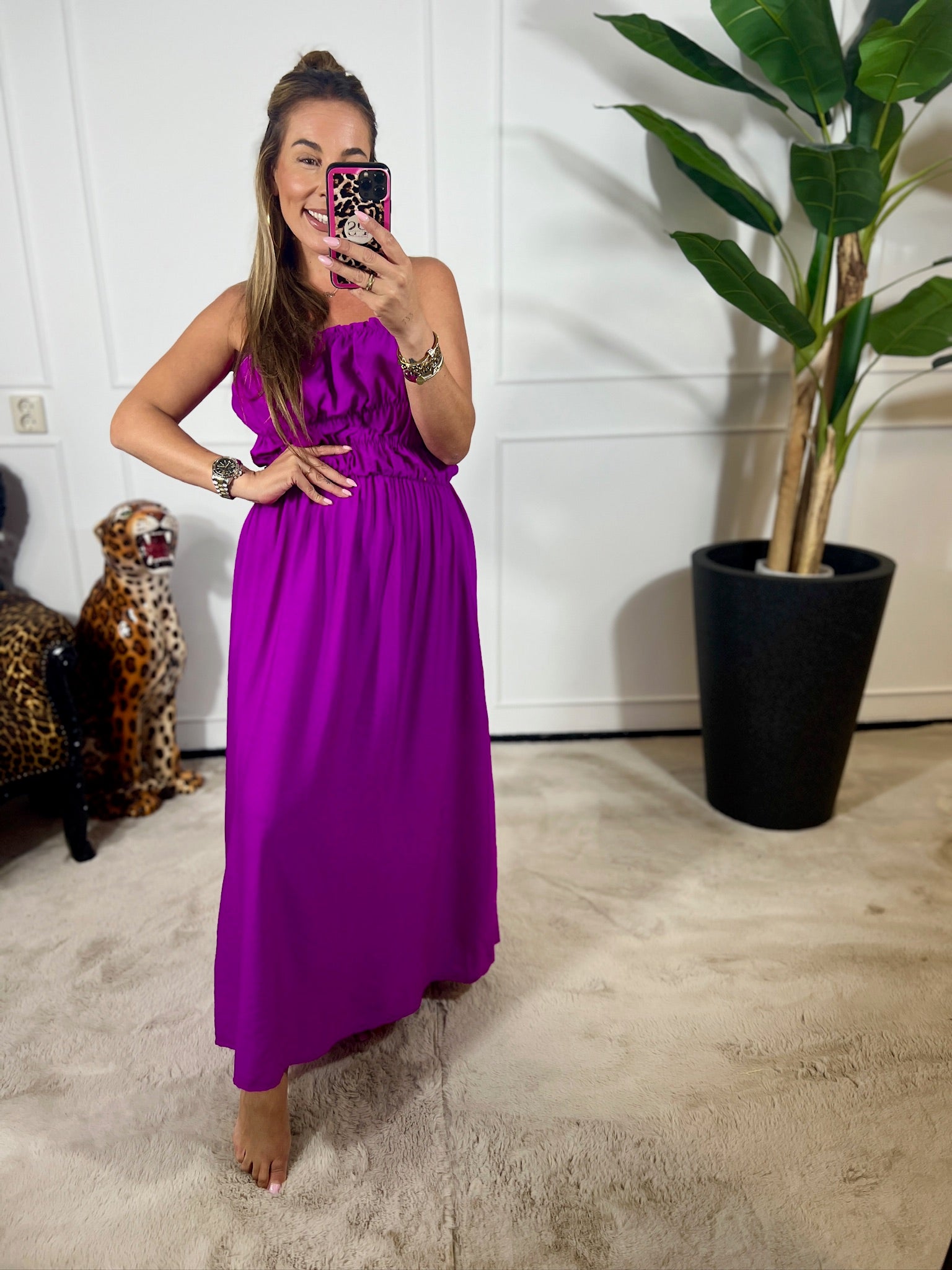 LIVIA STRAPLESS MAXI DRESS