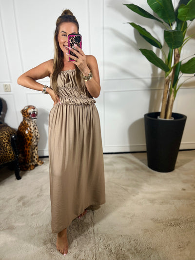 LIVIA STRAPLESS MAXI DRESS
