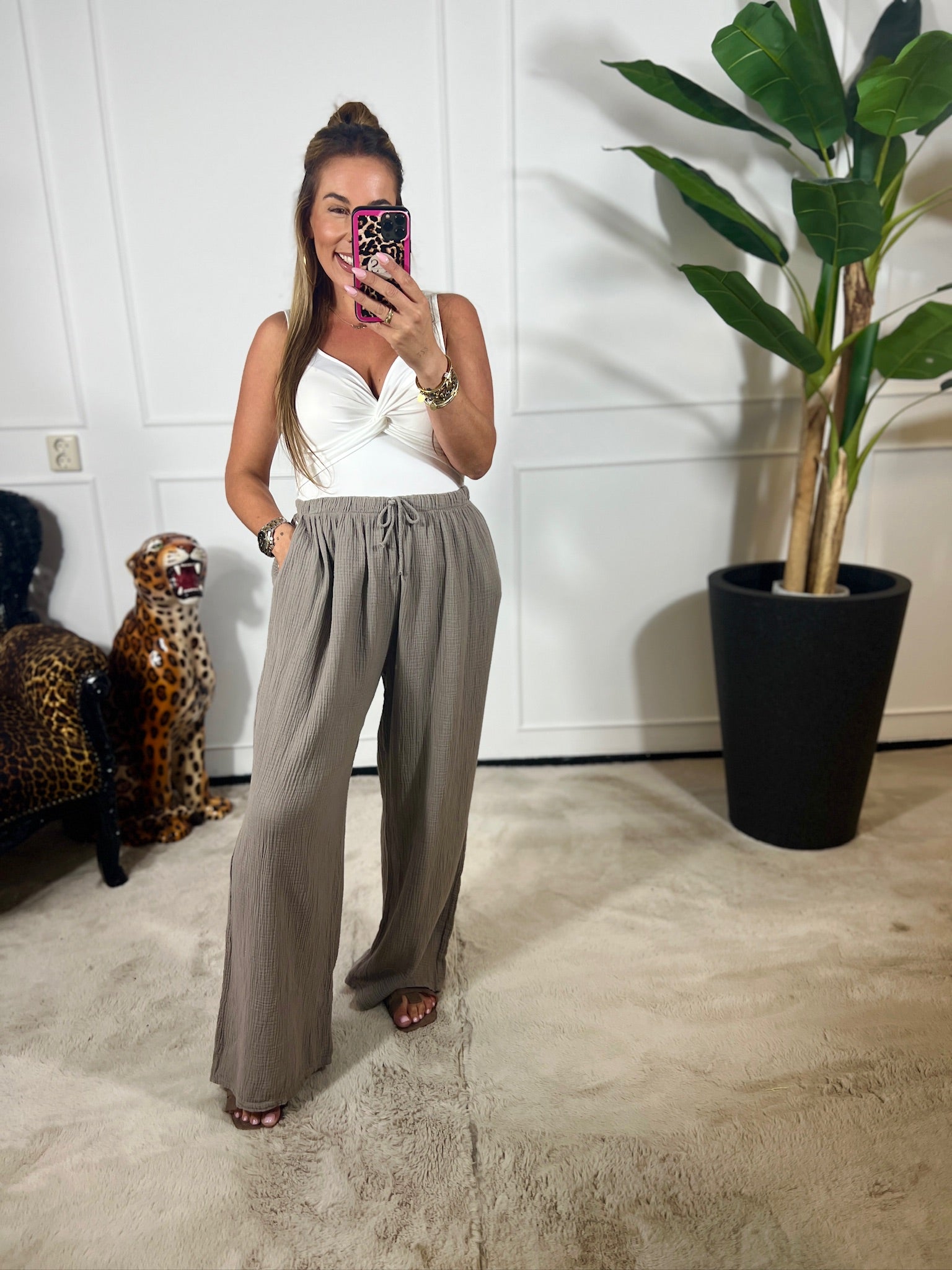 KATY KATOENEN PANTALON