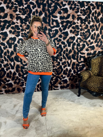 FELINE *POFMOUW* TOP (T/M 48)