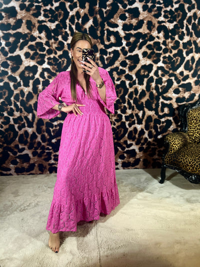 SUN FLOWER MAXI DRESS (T/M 48)