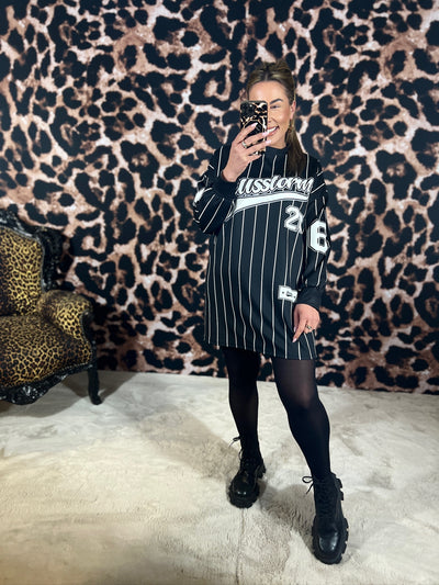CHIARA FOOTBALL TEE DRESS (T/M 44-46)