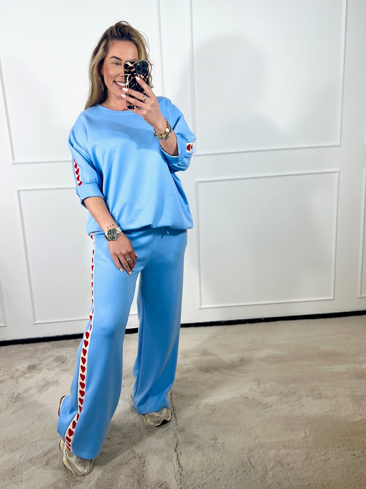 VALENTINA STRIPE COMFY SET (T/M 46)