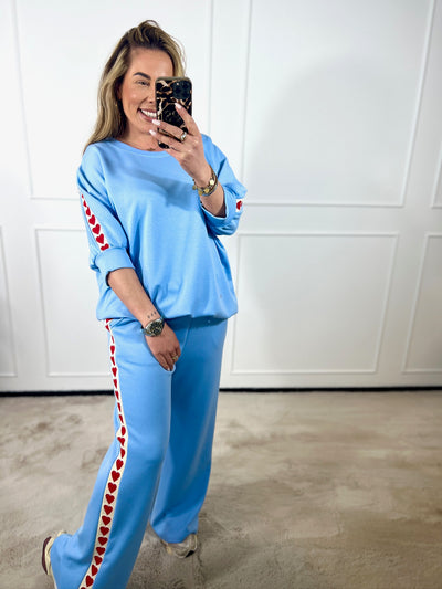 VALENTINA STRIPE COMFY SET (T/M 46)