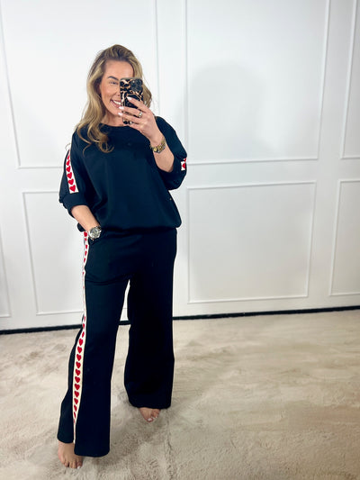 VALENTINA STRIPE COMFY SET (T/M 46)