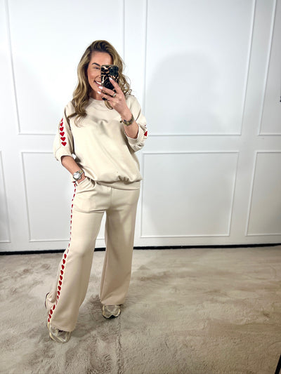 VALENTINA STRIPE COMFY SET (T/M 46)
