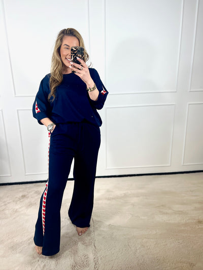 VALENTINA STRIPE COMFY SET (T/M 46)