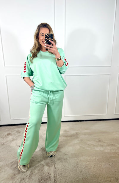 VALENTINA STRIPE COMFY SET (T/M 46)