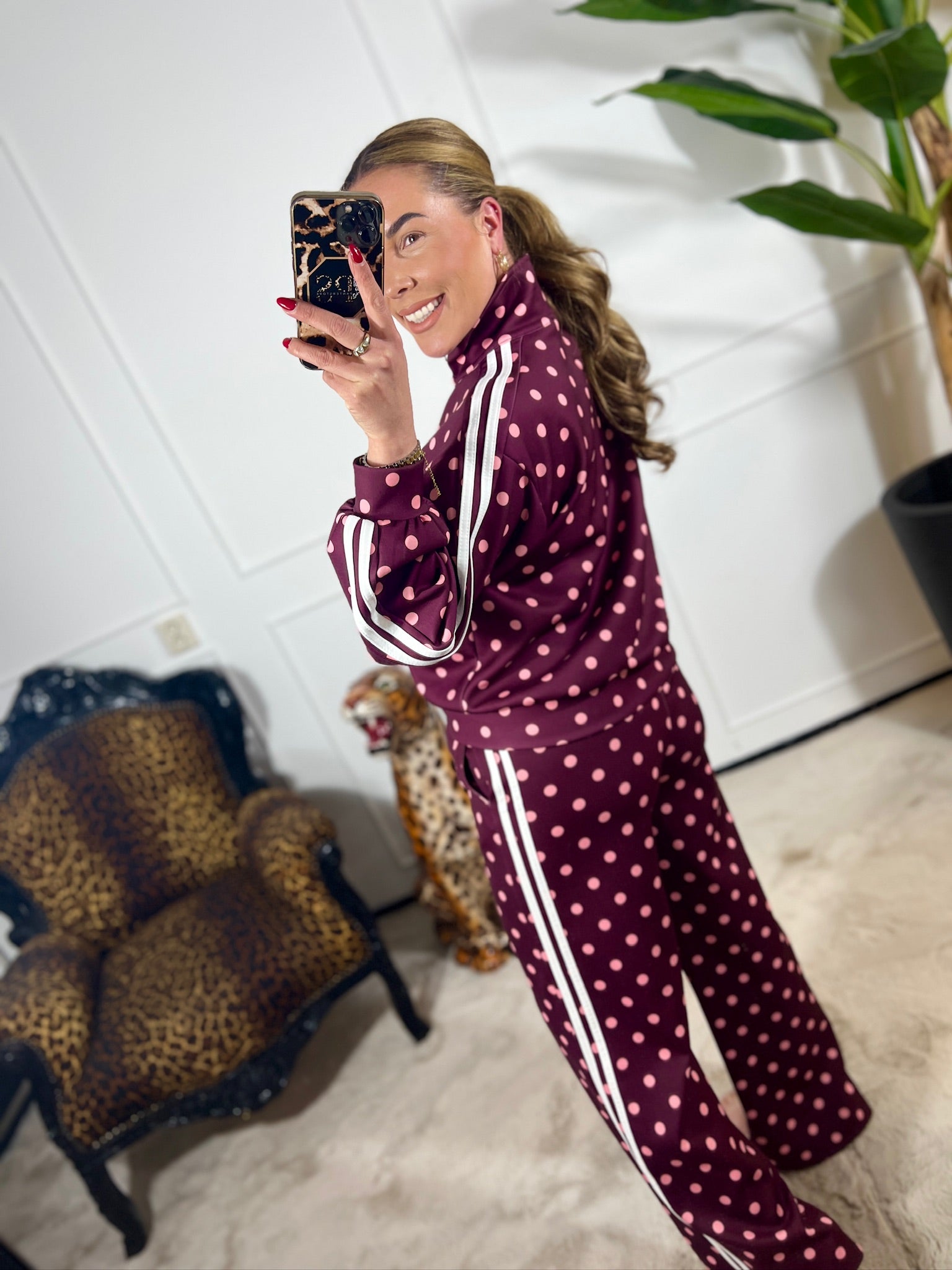 SPORTY DOTS COMFY SET