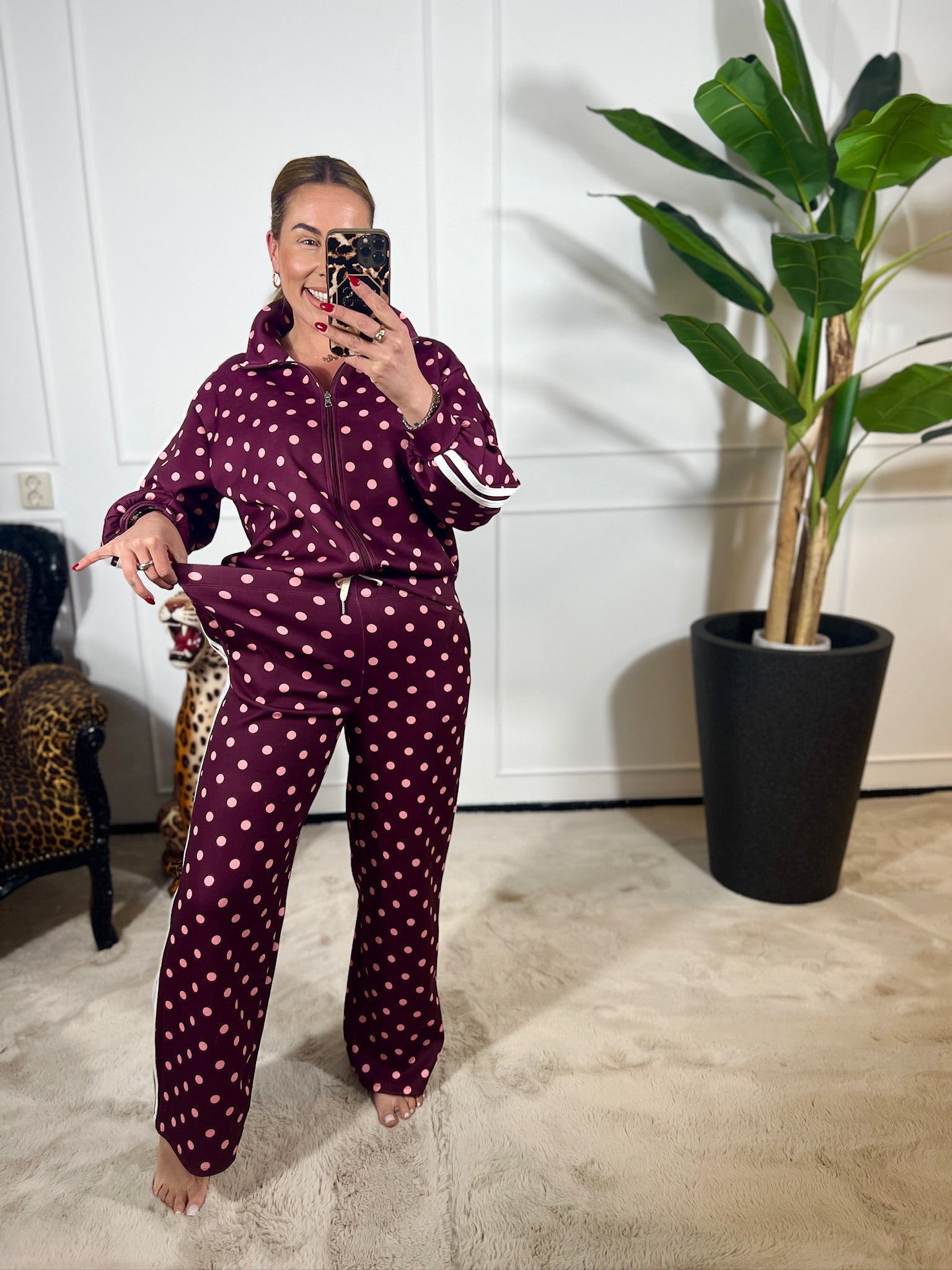 SPORTY DOTS COMFY SET