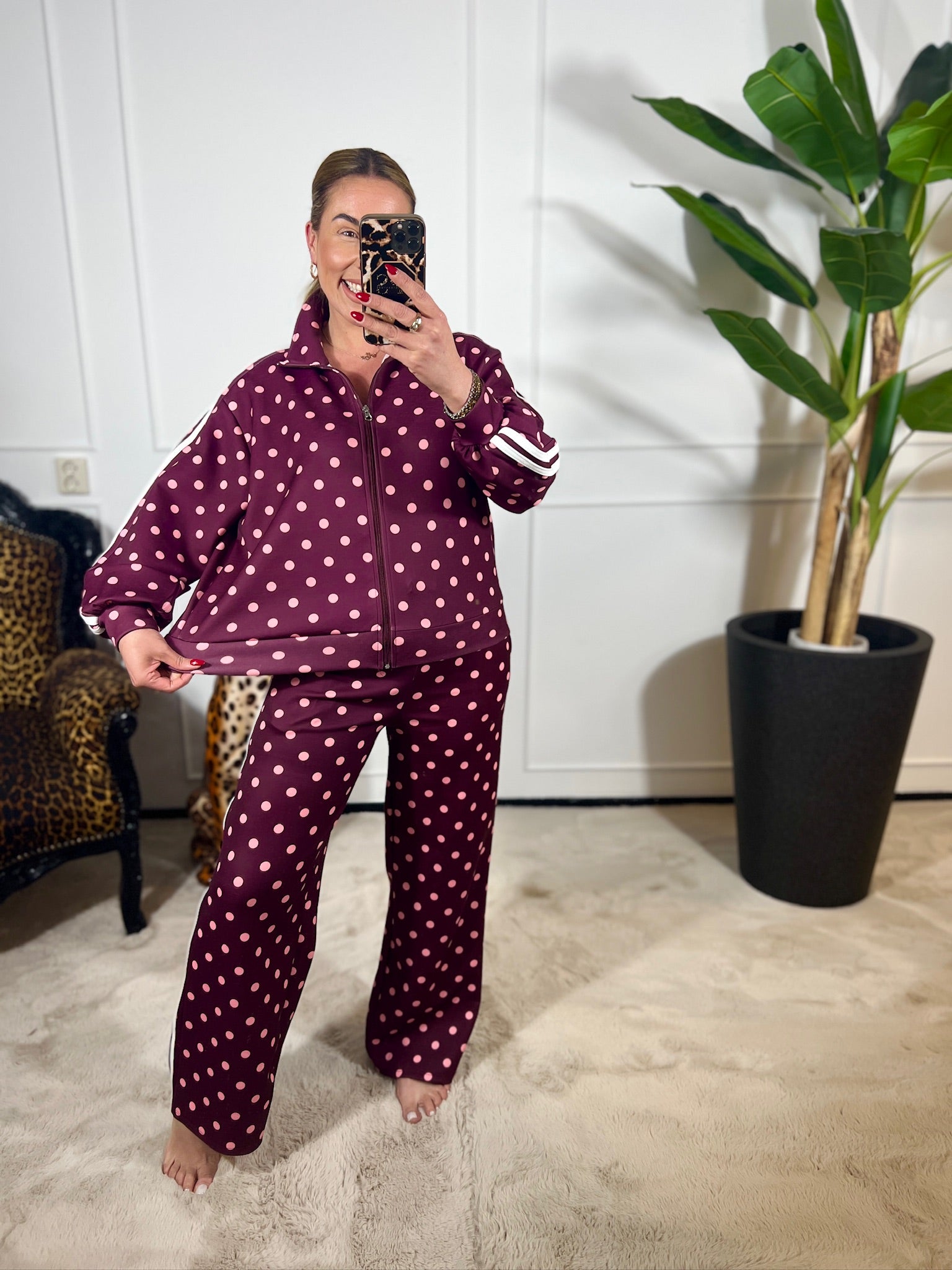 SPORTY DOTS COMFY SET