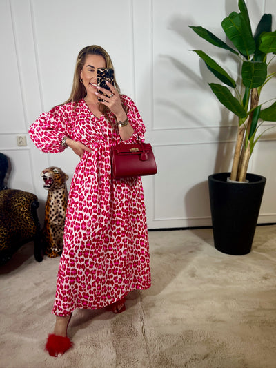 BENTE LEOPARD COTTON DRESS