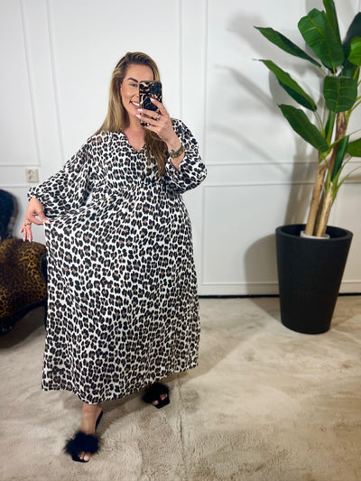 BENTE LEOPARD COTTON DRESS