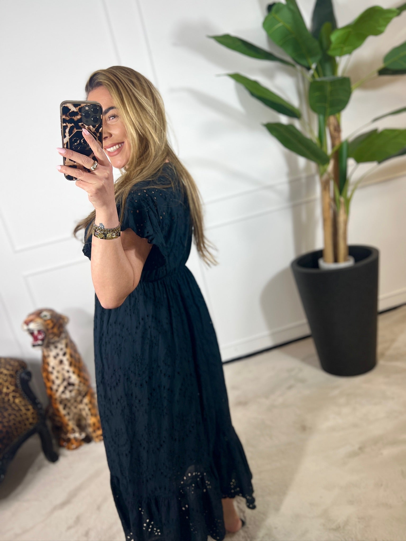 EVA BRODERIE MAXI DRESS