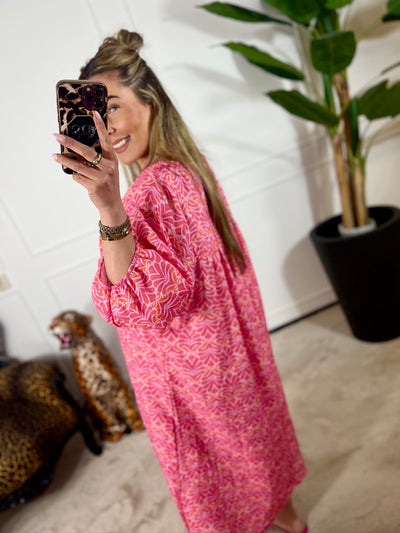 BREEZE V-HALS DRESS