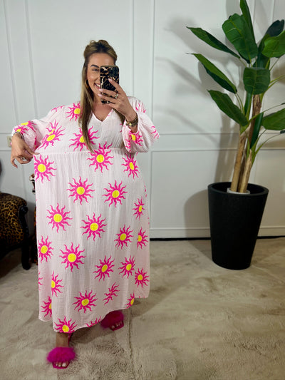 SUNSET COTTON DRESS