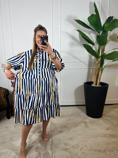 LOBSTER STRIPE DRESS