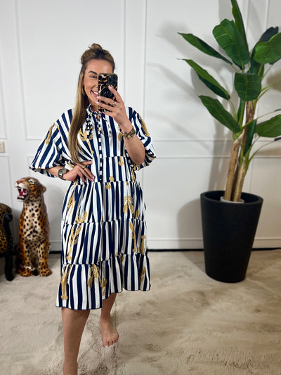LOBSTER STRIPE DRESS