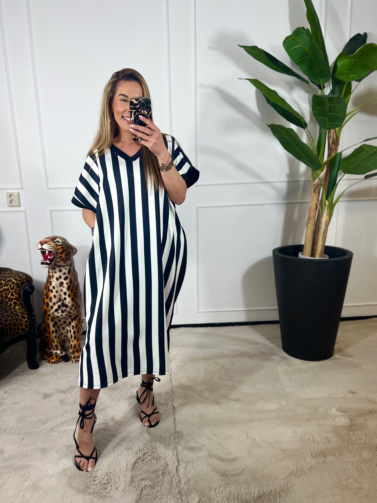 HANNAH STRIPE MAXI DRESS