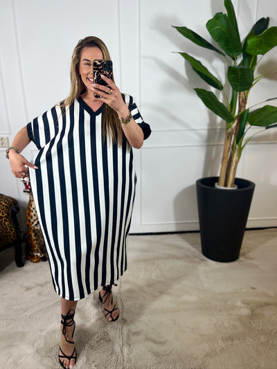 HANNAH STRIPE MAXI DRESS