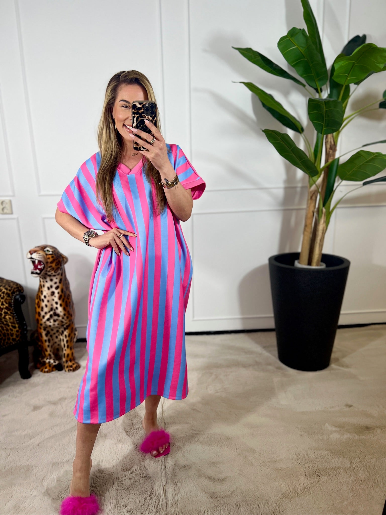 HANNAH STRIPE MAXI DRESS