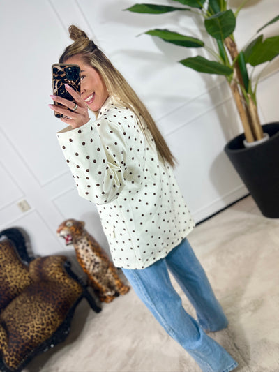 AMY POLKADOT BLAZER