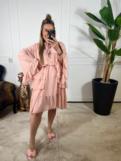 IZA RUFFLE DRESS