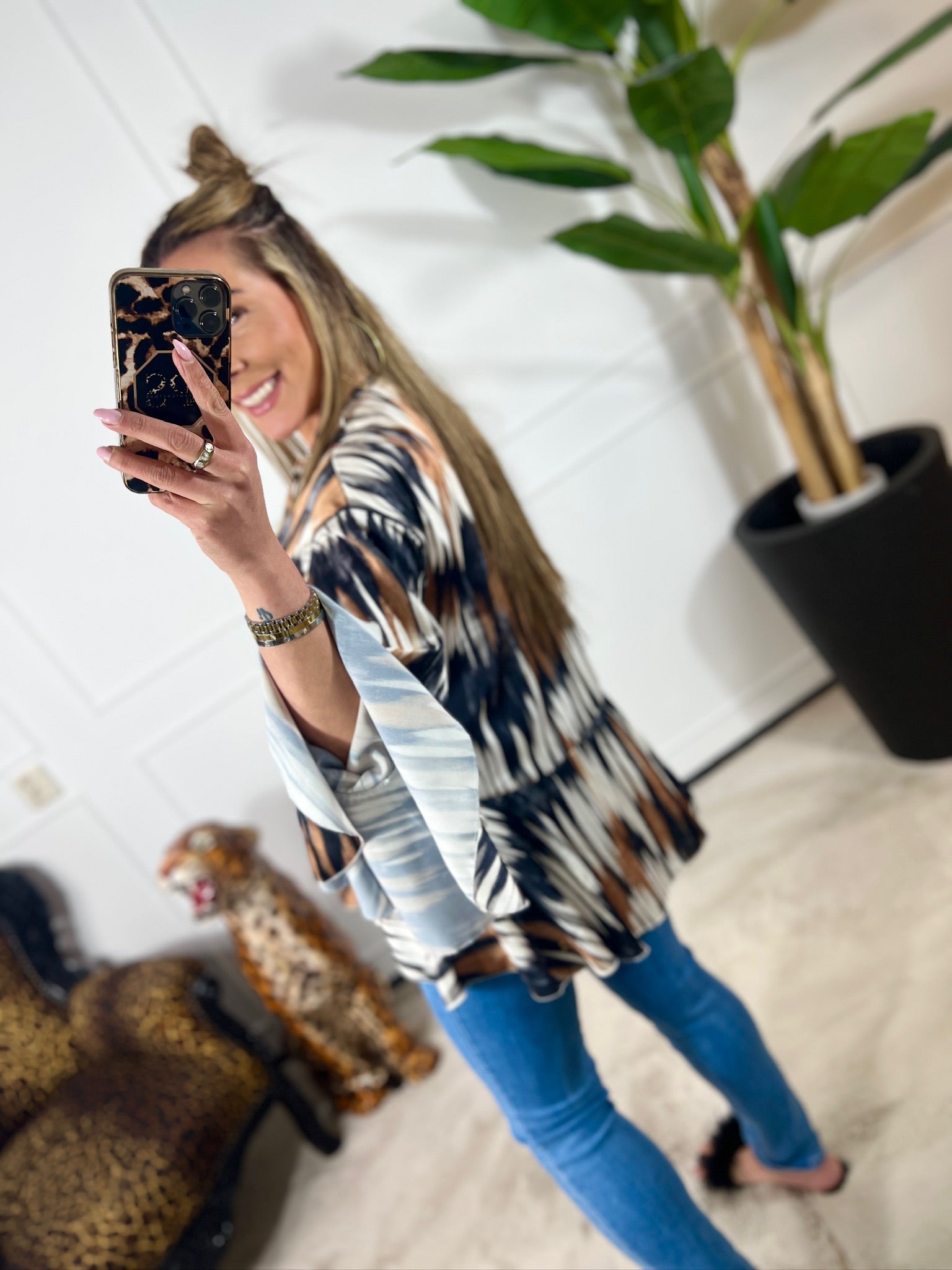 FLORANCE RUFFLE BLOUSE
