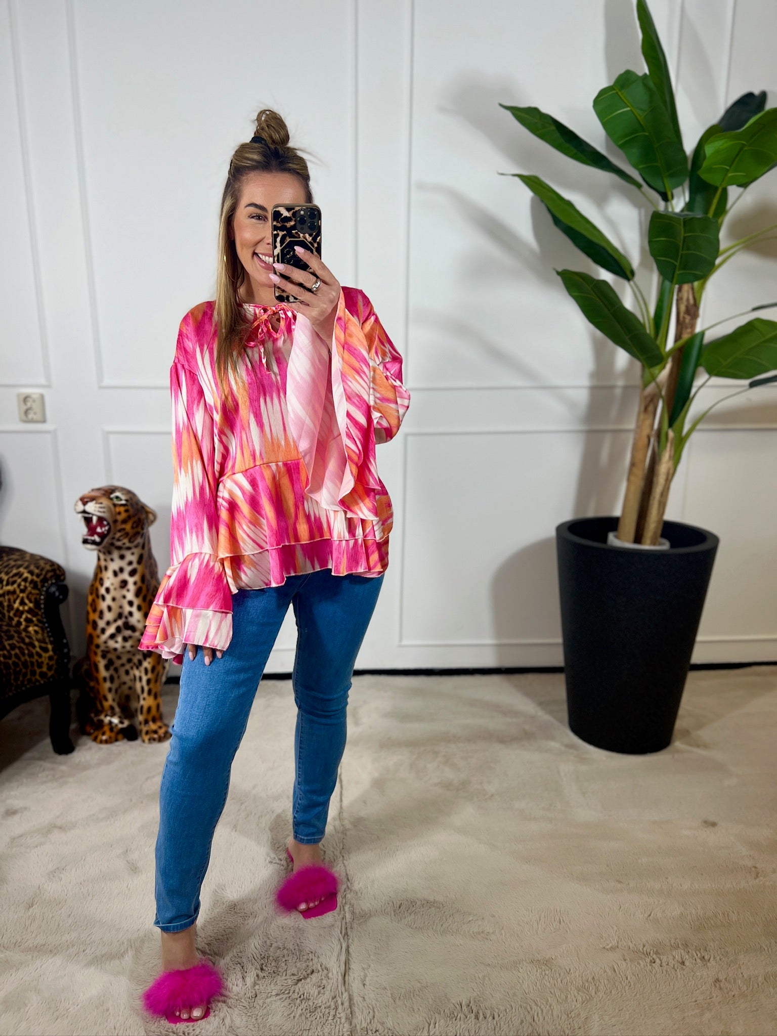 FLORANCE RUFFLE BLOUSE