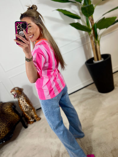 BEACHY STRIPE TEE